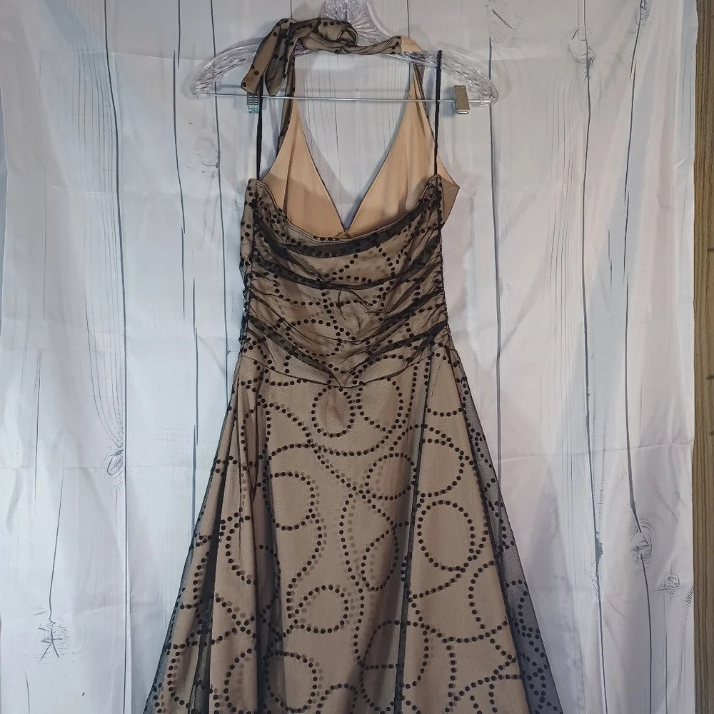 Ruby Rox Y2K Whimsigoth Halter Style Dress With Lace Overlay - Picture 6 of 9